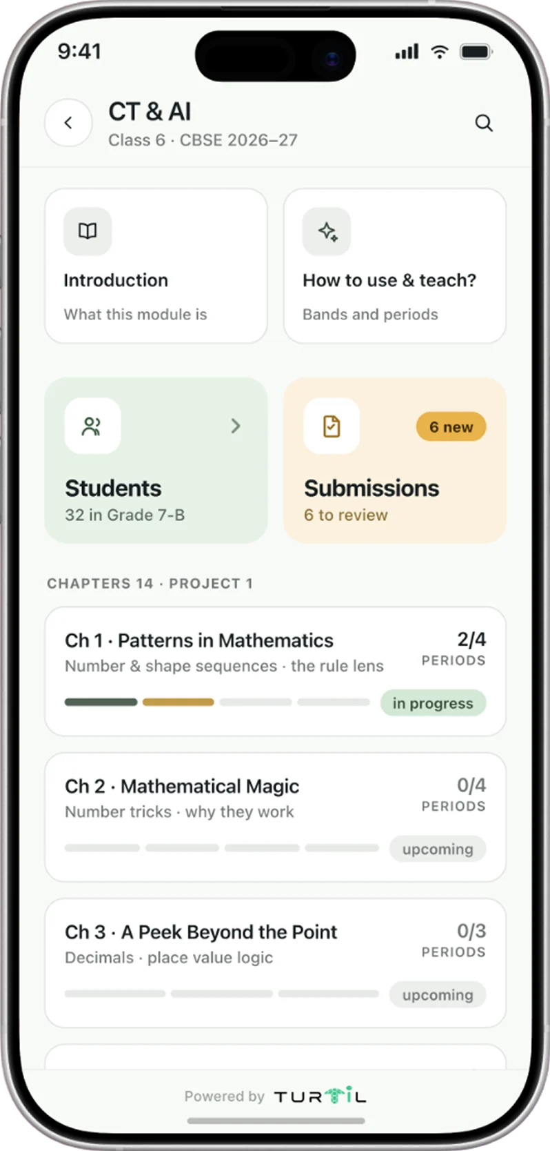 The Expertz app: ready class plans