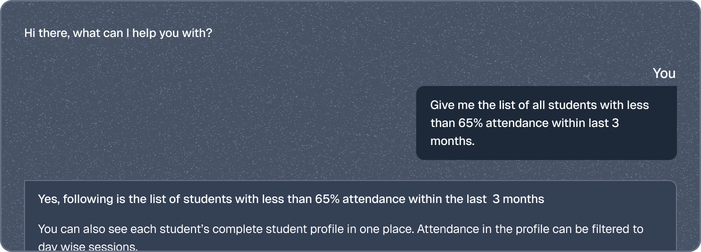 Natural language help preview